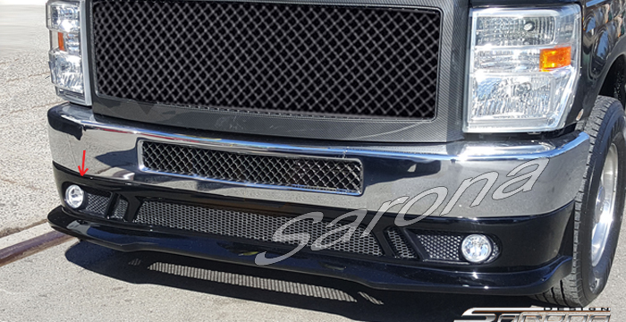 Custom Ford Econoline Van  Front Lip/Splitter (2008 - 2014) - $450.00 (Part #FD-011-FA)